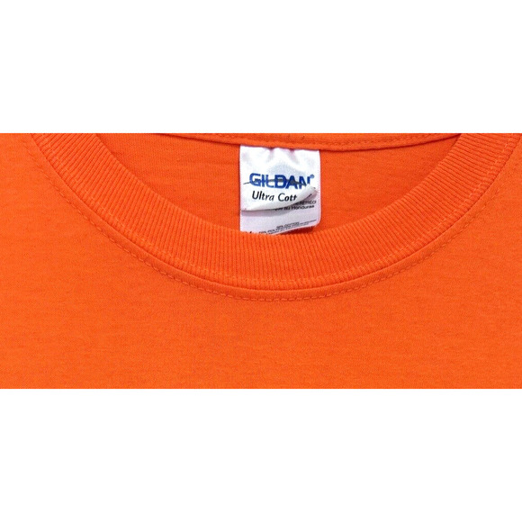 Lizard Lick Pub NC Tee Shirt Sz M Double Sided Graphic Orange Multi Long Sleeve - Picture 7 of 7